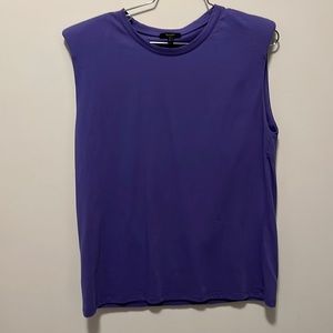 Massimo Dutti sleeveless top, lavender color, M